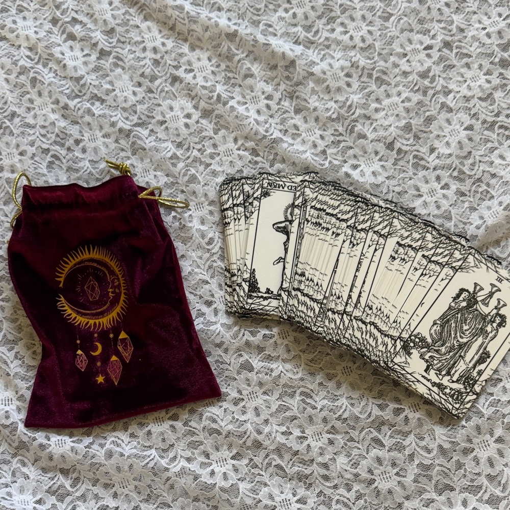 Purple Velvet Tarot Card Set